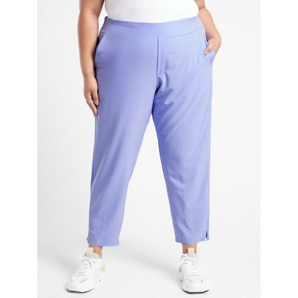 Athleta Brooklyn Ankle Pant Plus Size 26 Blue Periwinkle - Picture 1 of 16